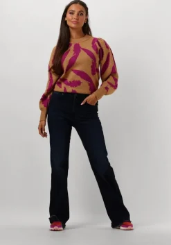 bruine pom amsterdam trui pullover - feathers sparkle