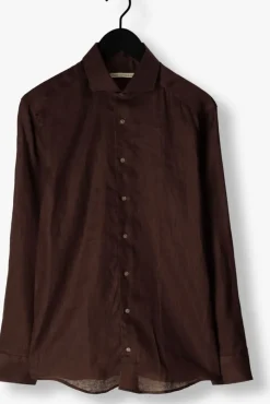 bruine porto milano klassiek overhemd lagos