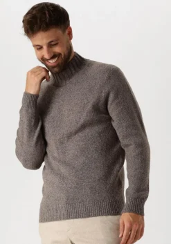 bruine profuomo coltrui pullover mock neck