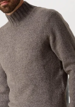 bruine profuomo coltrui pullover mock neck