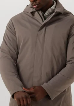 bruine profuomo parka's outerw rainc mgnt lng