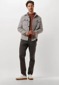 bruine profuomo trui pullover crew neck