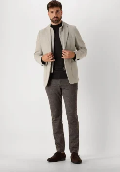 bruine profuomo trui pullover mock