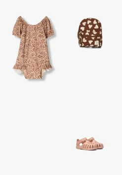 bruine quincy mae badpakken catalina one-piece swimsuit flower field