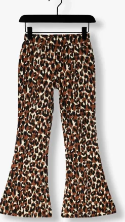 bruine raizzed flared broek tine