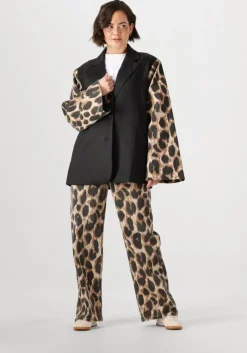 bruine refined department wijde broek sunny