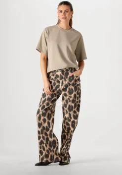 bruine refined department wijde broek sunny
