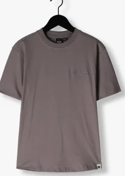 bruine rellix t-shirt oversized t-shirt embroidery