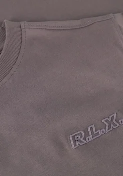 bruine rellix t-shirt oversized t-shirt embroidery