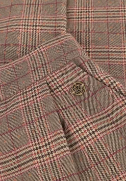 bruine retour flared broek kee