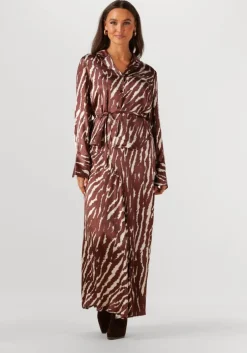 bruine rouge edit midirok roushiana hw printed midi skirt