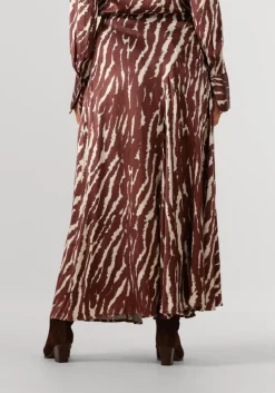 bruine rouge edit midirok roushiana hw printed midi skirt