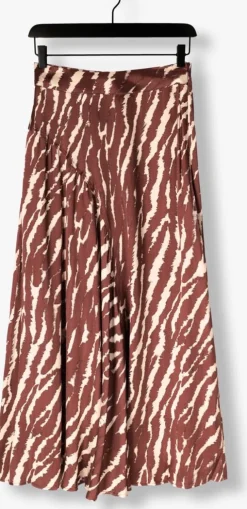 bruine rouge edit midirok roushiana hw printed midi skirt