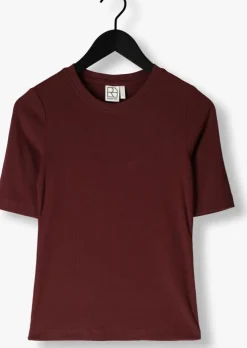 bruine rouge edit t-shirt rouhelena 2/4 o-neck tee