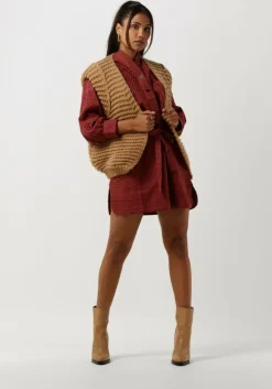 bruine rough studios mini jurk 7220102430920