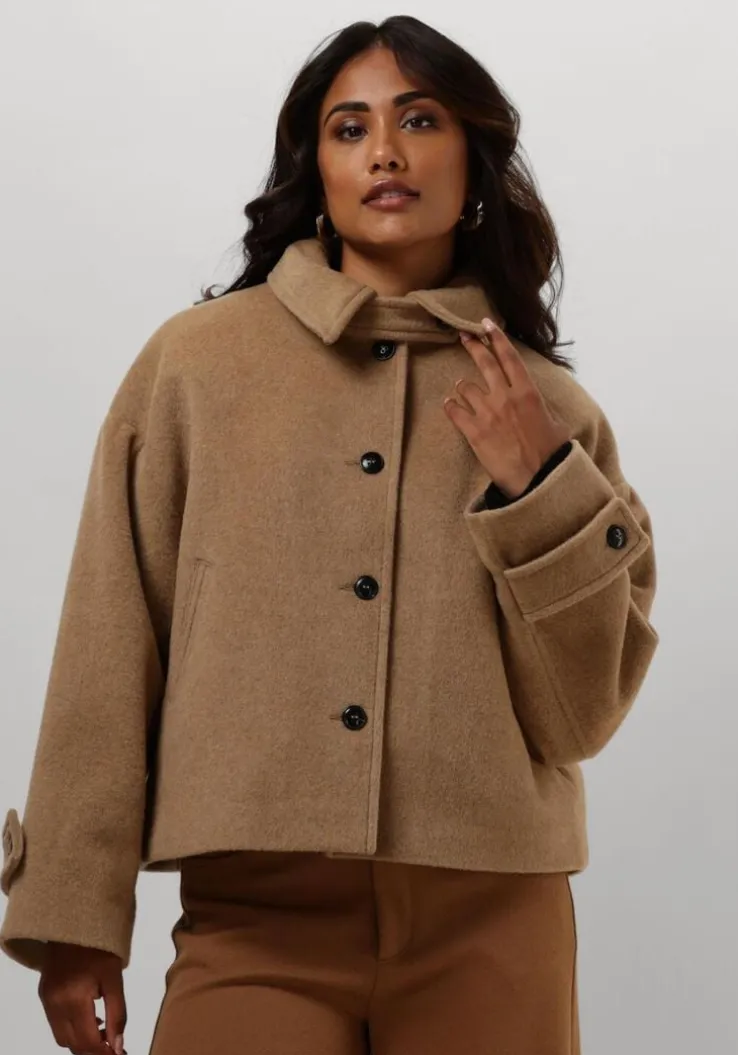 bruine ruby tuesday jack mara short woolen jacket collar