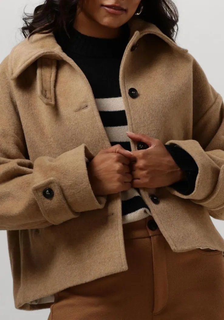 bruine ruby tuesday jack mara short woolen jacket collar