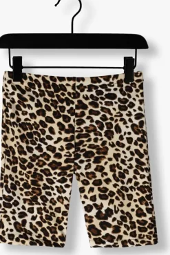 bruine salty stitch legging biker babe - panter