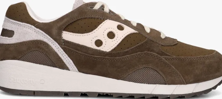bruine saucony lage sneakers shadow 6000 m