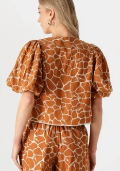 bruine scarlett poppies top kacie top