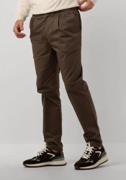 bruine scotch & soda chino relaxed slim-fit stretch poplin jogger