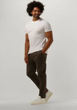 bruine scotch & soda chino relaxed slim-fit stretch poplin jogger