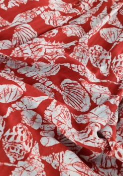 bruine scotch & soda midi jurk midi wrap dress with knot detail