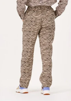 bruine scotch & soda pantalon elasticated mid-rise regular-length pants