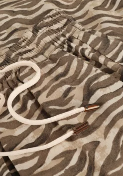 bruine scotch & soda pantalon elasticated mid-rise regular-length pants