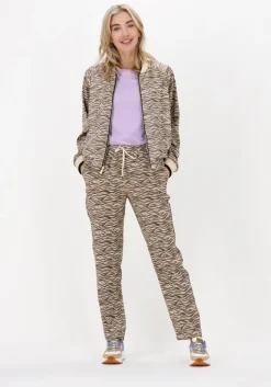 bruine scotch & soda pantalon elasticated mid-rise regular-length pants