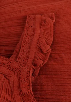 bruine scotch & soda top lace detail crinkle cotton tank