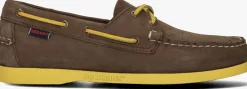 bruine sebago veterschoenen docksides