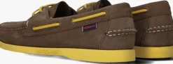 bruine sebago veterschoenen docksides