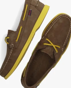 bruine sebago veterschoenen docksides