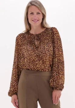 bruine second female blouses nutmeg blouse