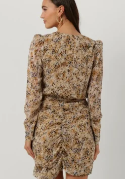 bruine second female mini jurk linaria mini dress