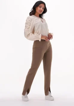 bruine second female pantalon fique trousers