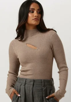 bruine second female tops & t-shirts sanka knit t-neck