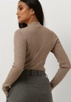 bruine second female tops & t-shirts sanka knit t-neck