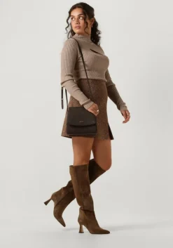 bruine second female tops & t-shirts sanka knit t-neck