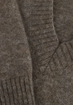 bruine second female trui brook knit loose v-neck