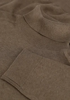 bruine selected homme coltrui slhberg roll neck noos
