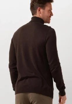 bruine selected homme coltrui slhberg roll neck noos