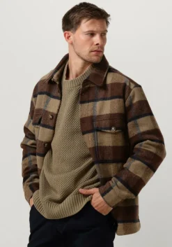 bruine selected homme overshirt slharchive overshirt b noos