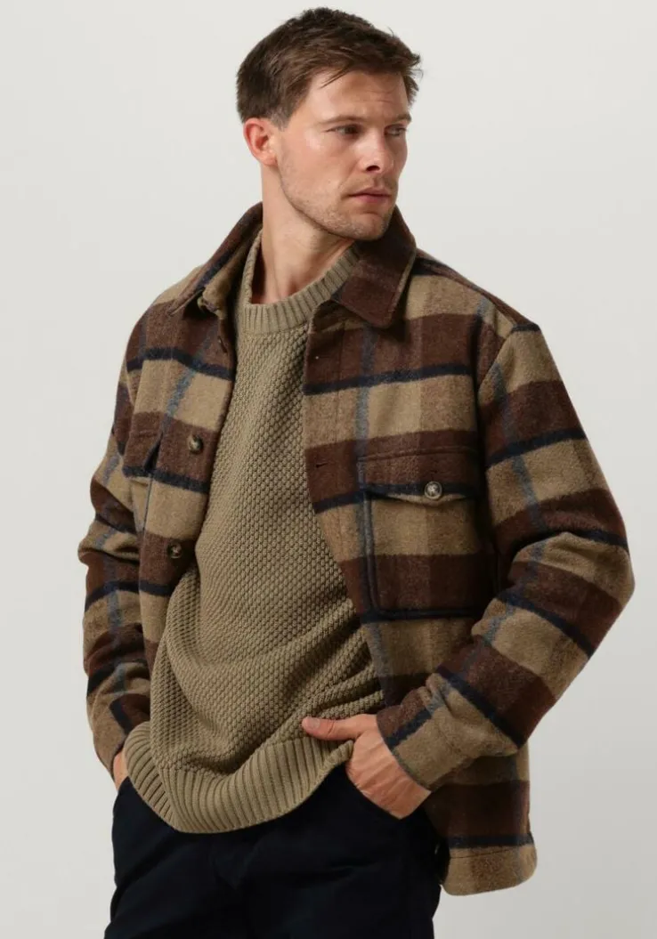 bruine selected homme overshirt slharchive overshirt b noos