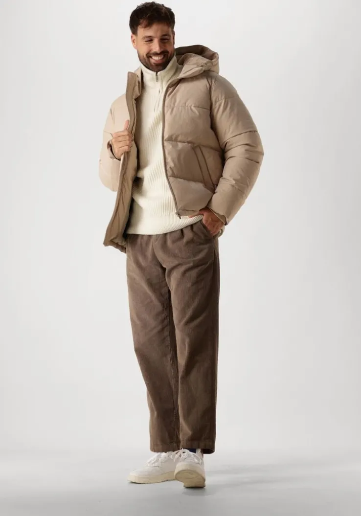 bruine selected homme pantalon slh220-loose tristan cord pant