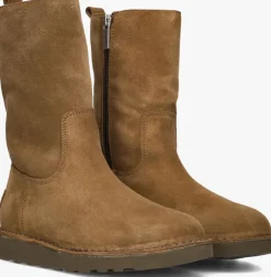 bruine shabbies enkelboots palissa mia high zip