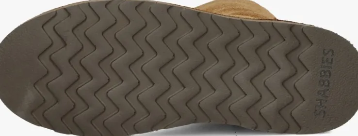 bruine shabbies enkelboots palissa mia high zip