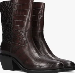 bruine shabbies enkellaarsjes juul ankle boot