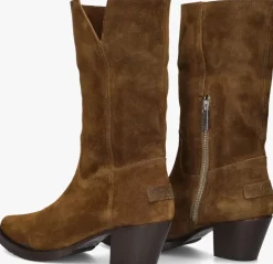 bruine shabbies enkellaarsjes lure mid boot